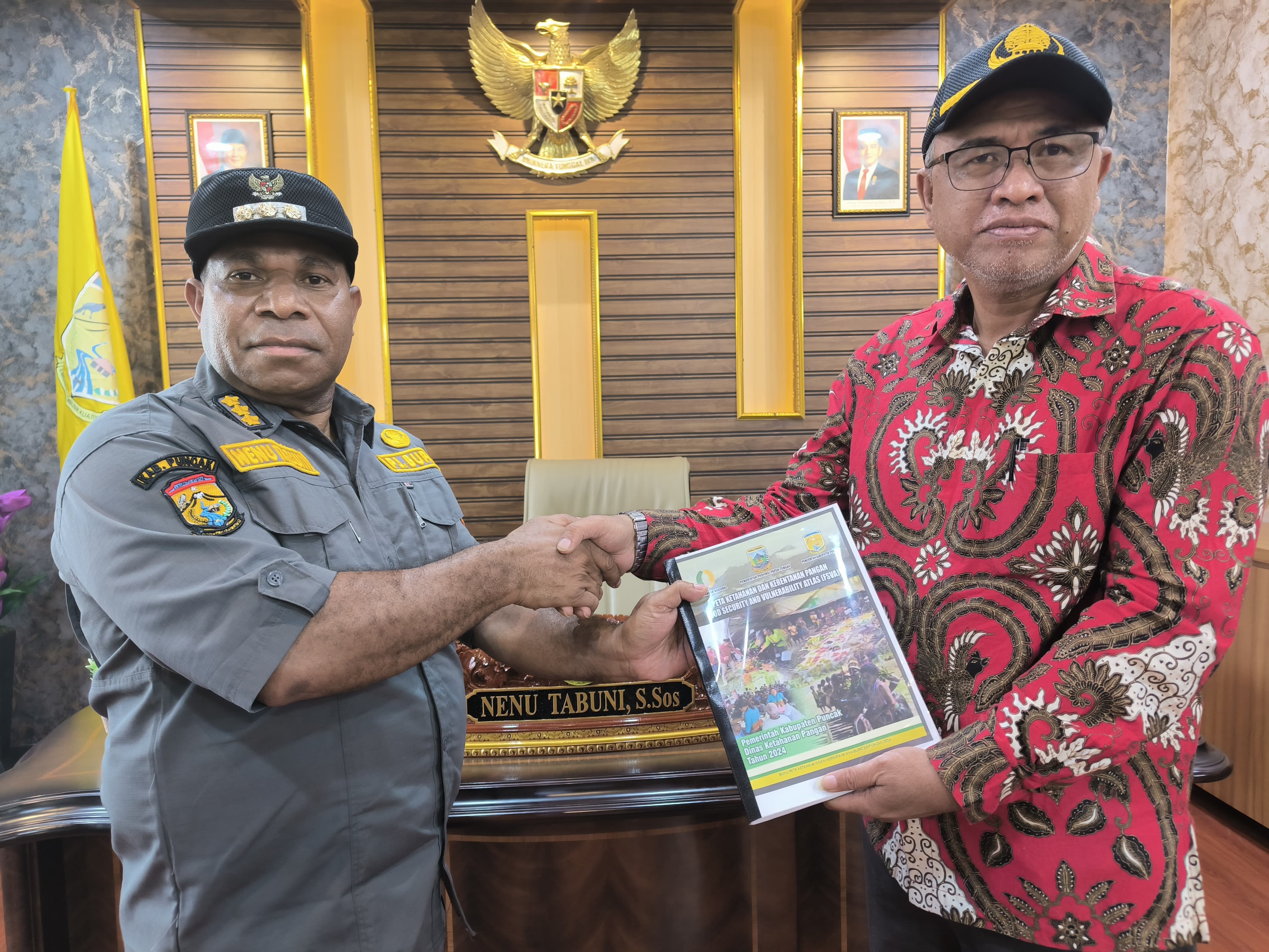 Kabupaten Puncak Luncurkan Peta Ketahanan dan Kerentanan Pangan 